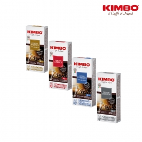 [KIMBO] 네스프레소 호환캡슐 4종 샘플팩 4Pack (40EA)